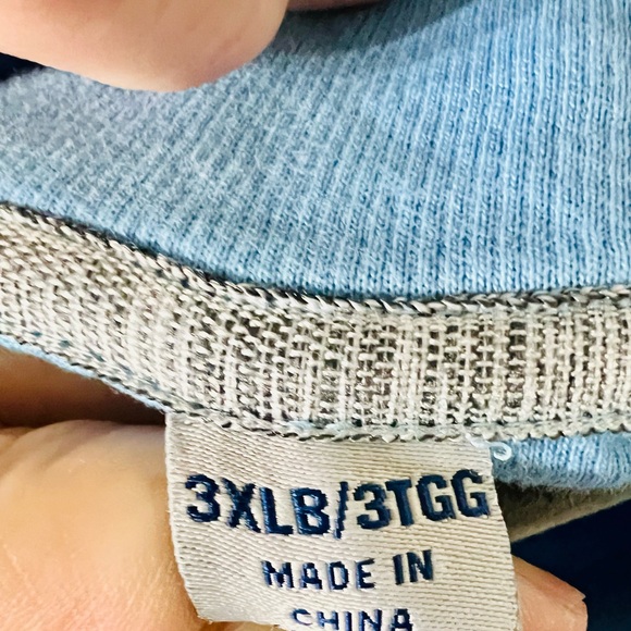 TOMMY BAHAMA BIG & TALL TOBAGO BAY HALF-ZIP SWEATSHIRT - Picture 4 of 4